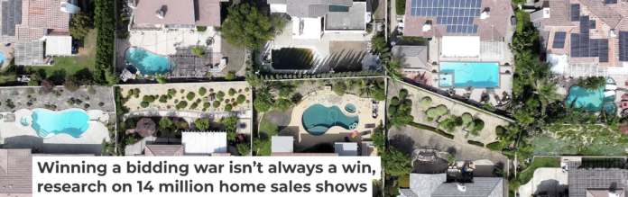 An aerial view of homes in pricey Rancho Cucamonga, Calif. Mario Tama/Getty Images